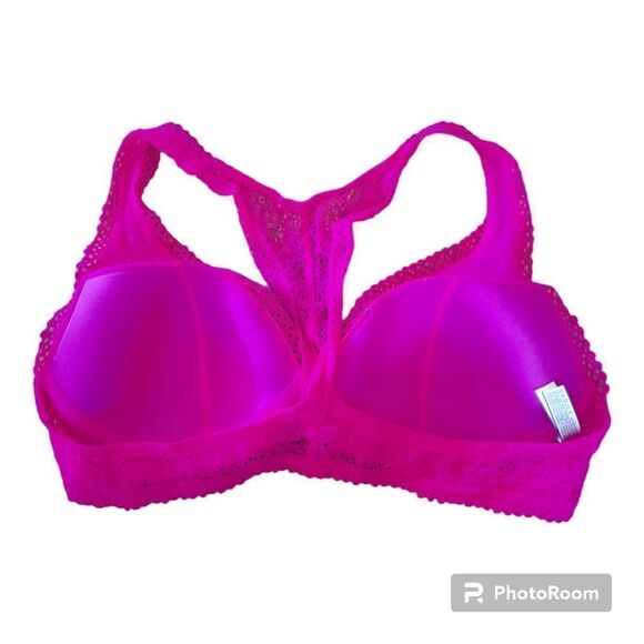 VICTORIA'S SECRET  Lace Racerback Bralette Bra - Picture 4 of 4
